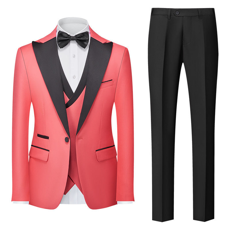 Three-Piece Slim-Fit Suit