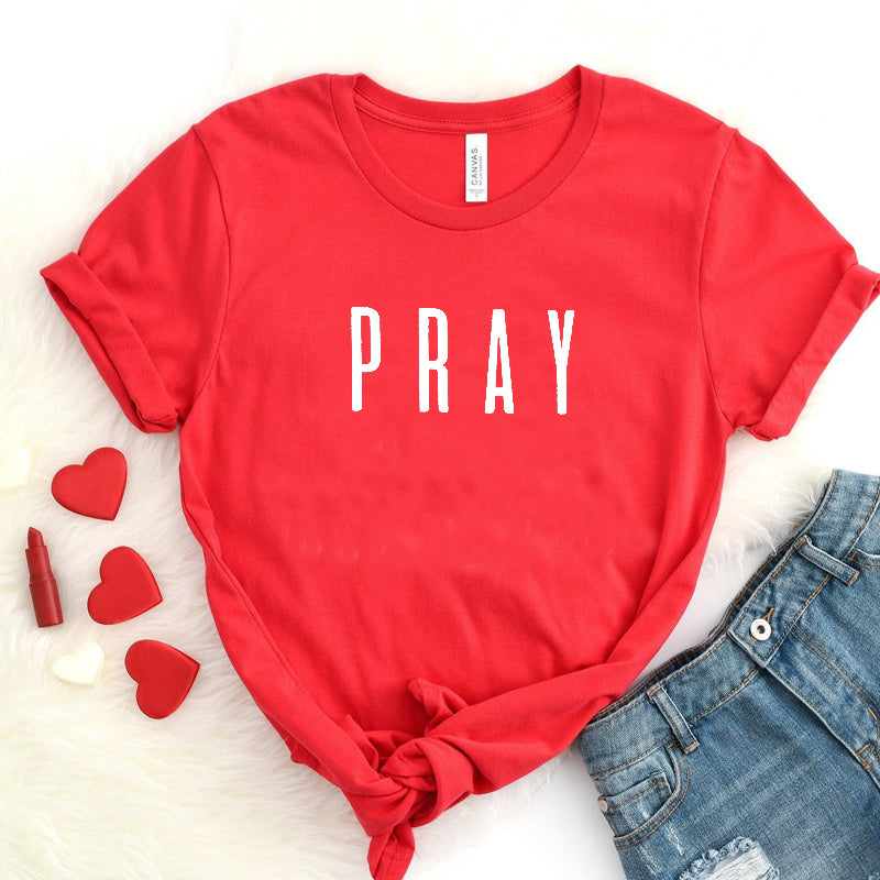 Pray Christian Women T-Shirt