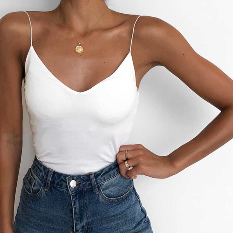 Satin Frauen Dünn Wild Solide Camis Weste Frauen Tank Tops