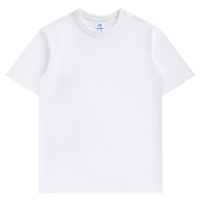 Basic Cotton Short-sleeved Uni Sex T-shirt