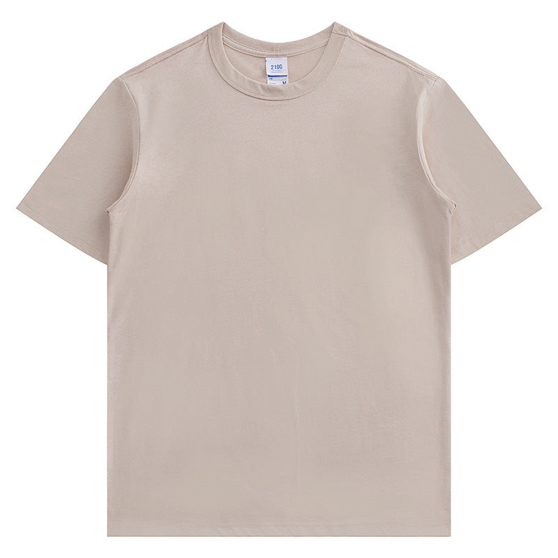 Basic Cotton Short-sleeved Uni Sex T-shirt