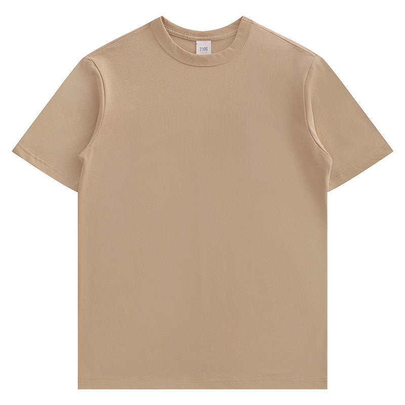 Basic Cotton Short-sleeved Uni Sex T-shirt