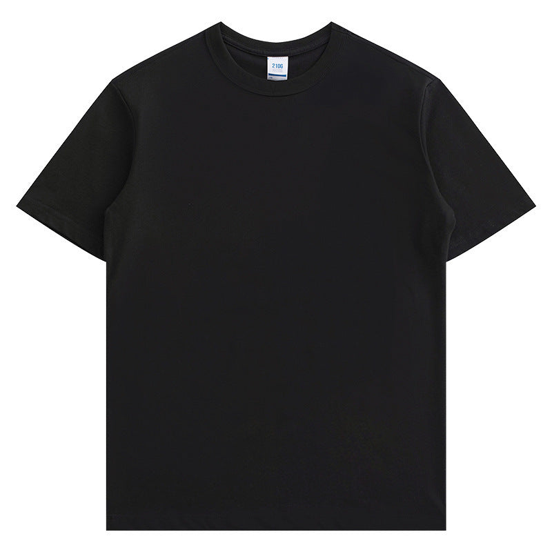 Basic Cotton Short-sleeved Uni Sex T-shirt