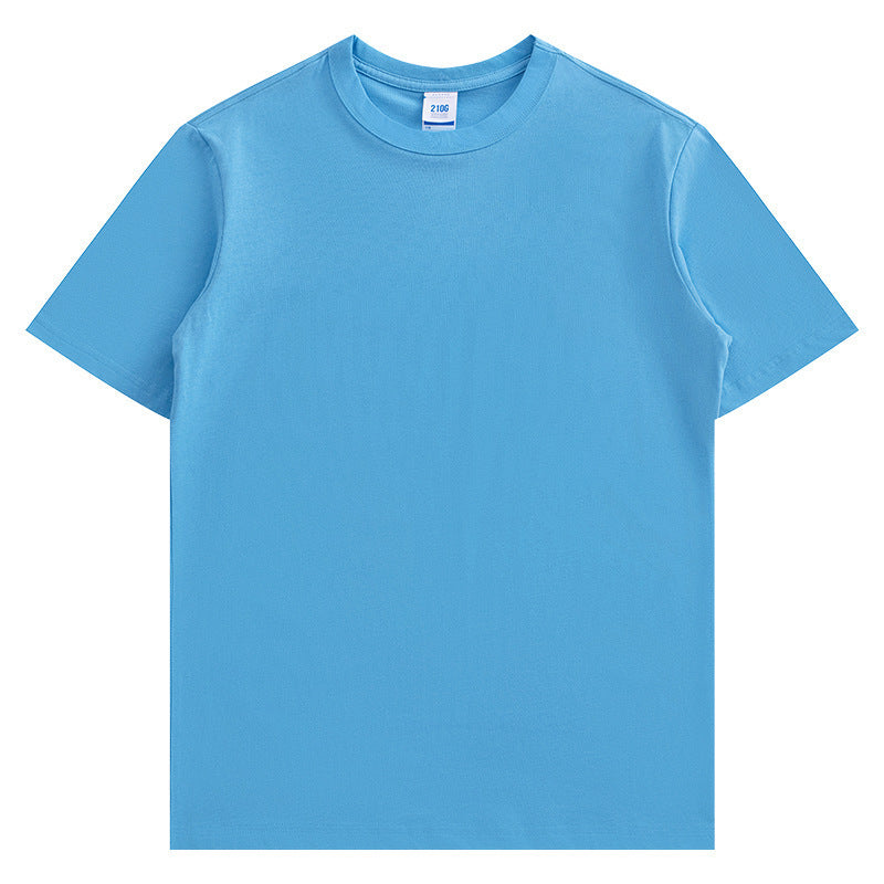 Basic Cotton Short-sleeved Uni Sex T-shirt
