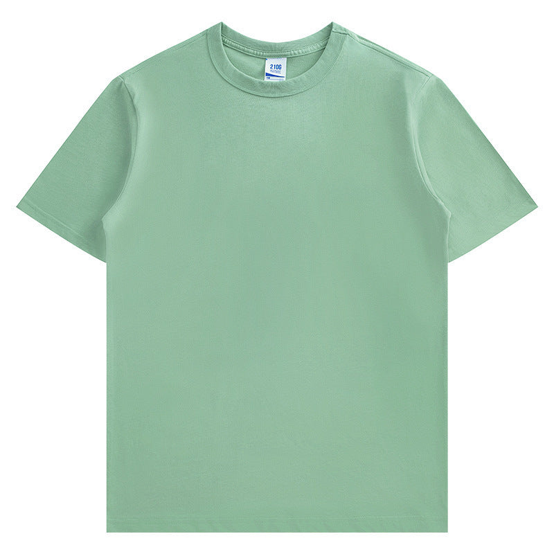 Basic Cotton Short-sleeved Uni Sex T-shirt