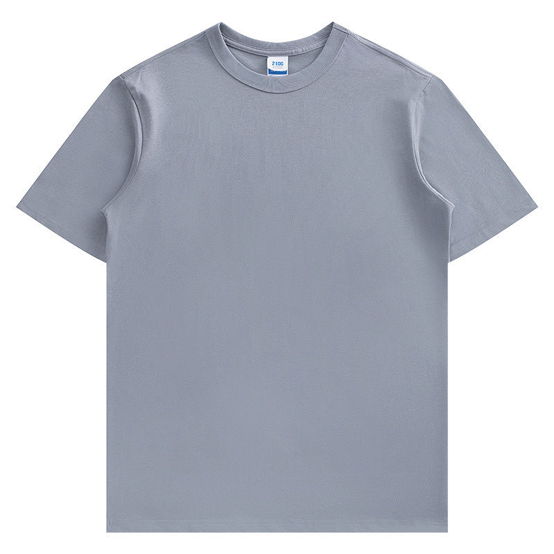 Basic Cotton Short-sleeved Uni Sex T-shirt