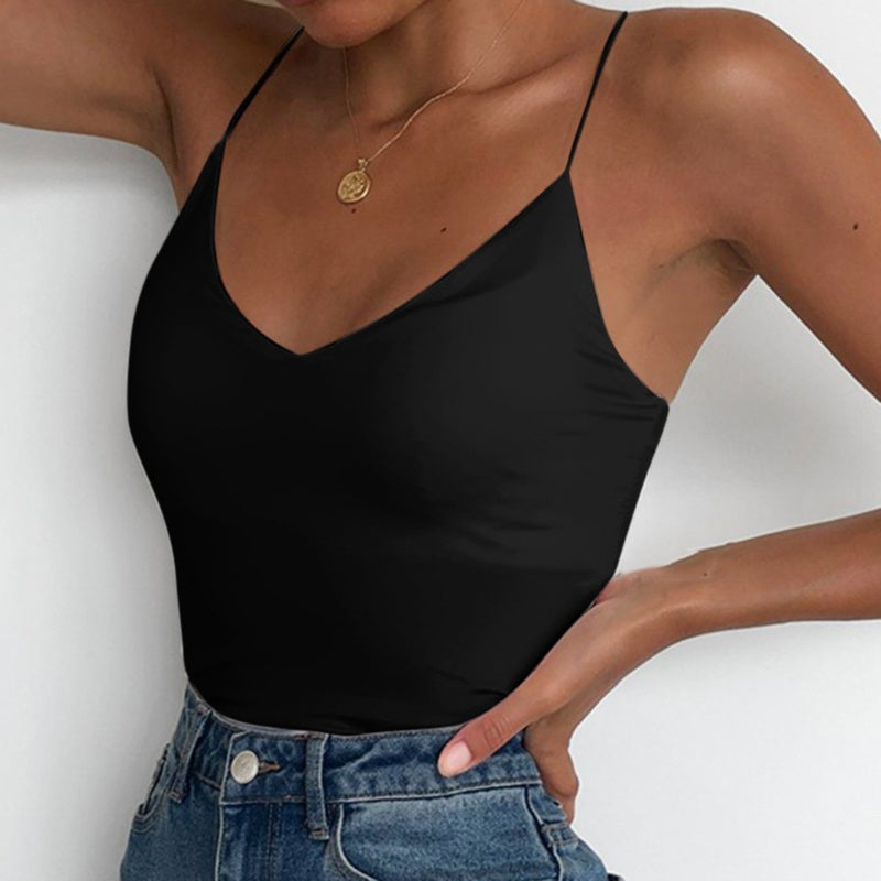 Satin Frauen Dünn Wild Solide Camis Weste Frauen Tank Tops