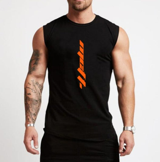 Sleeveless Gym Cotton Tank Top for Men