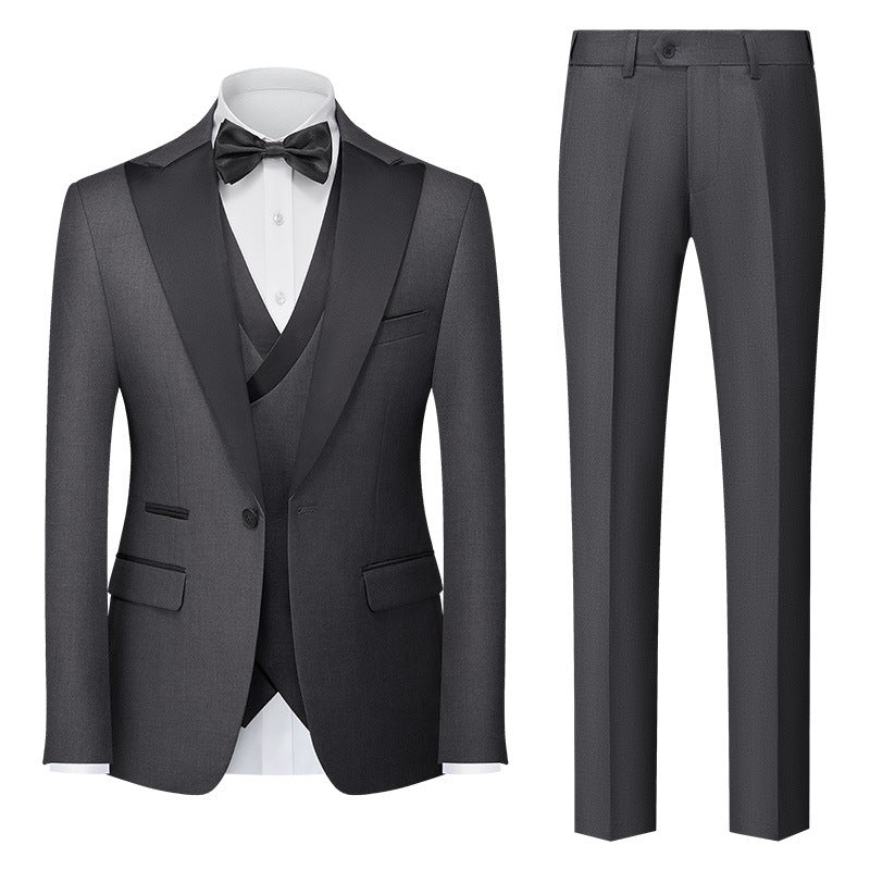 Three-Piece Slim-Fit Suit