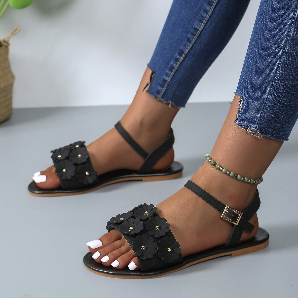 Summer Retro Casual Flat Sandals