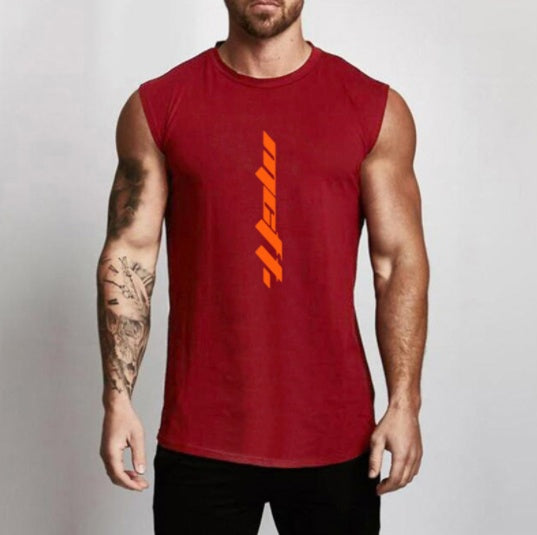 Sleeveless Gym Cotton Tank Top for Men