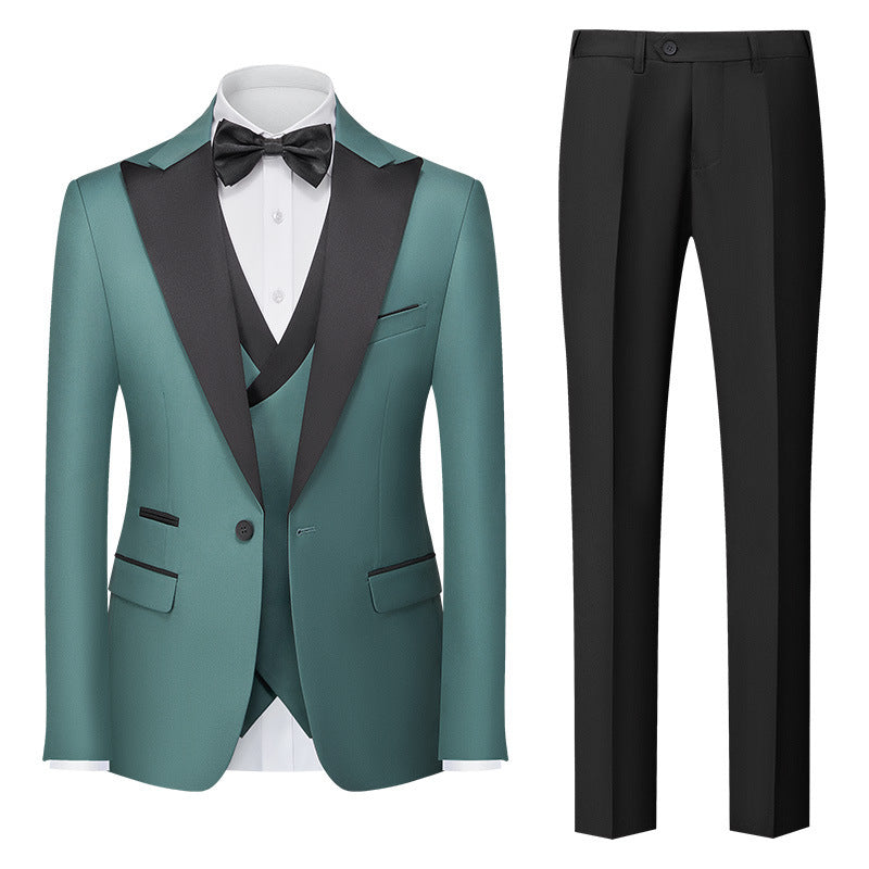 Three-Piece Slim-Fit Suit