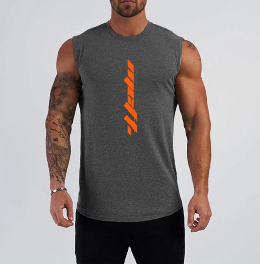 Sleeveless Gym Cotton Tank Top for Men