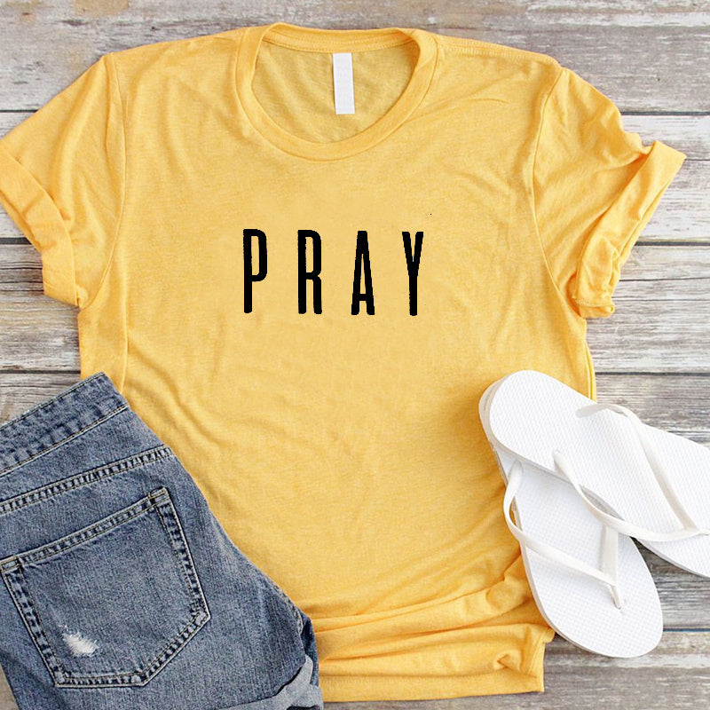 Pray Christian Women T-Shirt