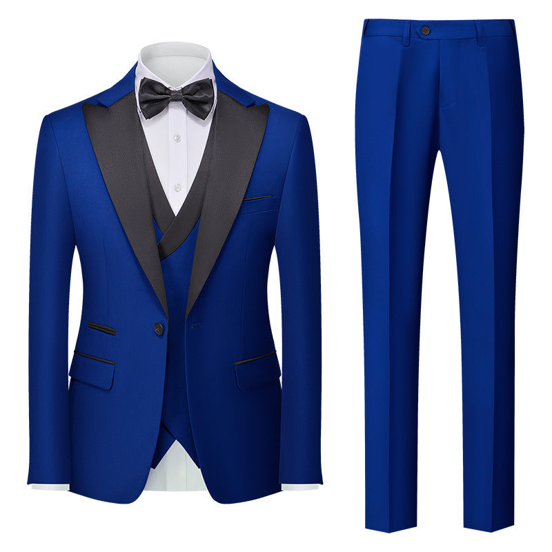 Three-Piece Slim-Fit Suit