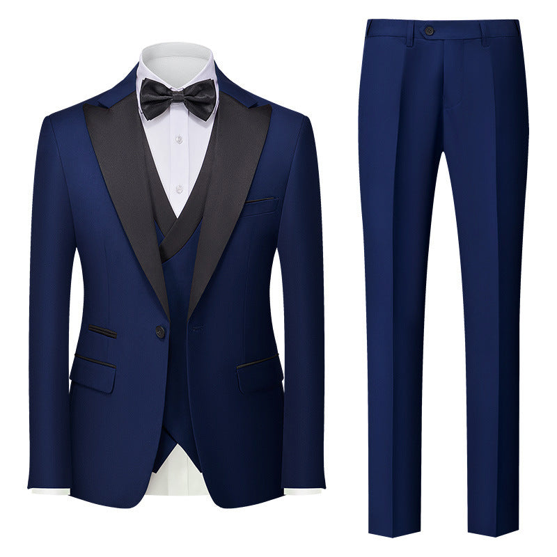 Three-Piece Slim-Fit Suit