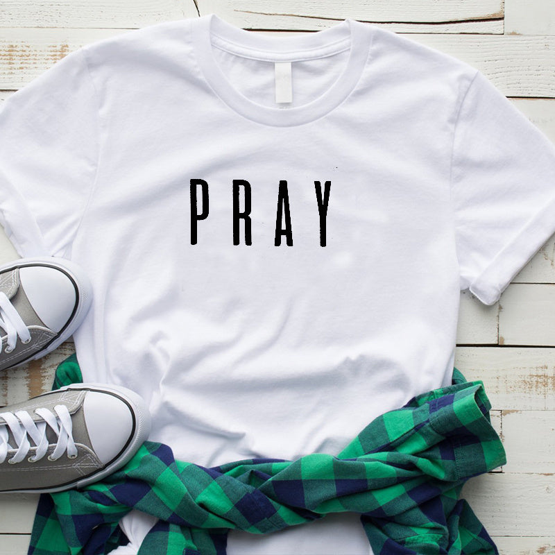 Pray Christian Women T-Shirt