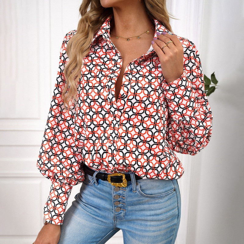 Printed Women's Long-Sleeve Shirts