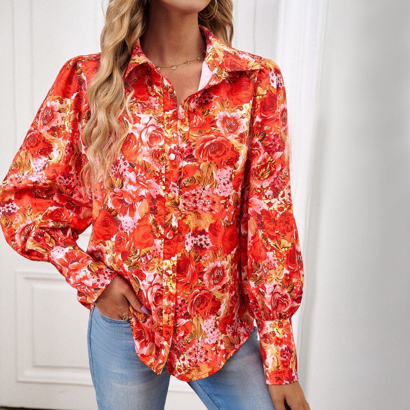 Printed Women's Long-Sleeve Shirts