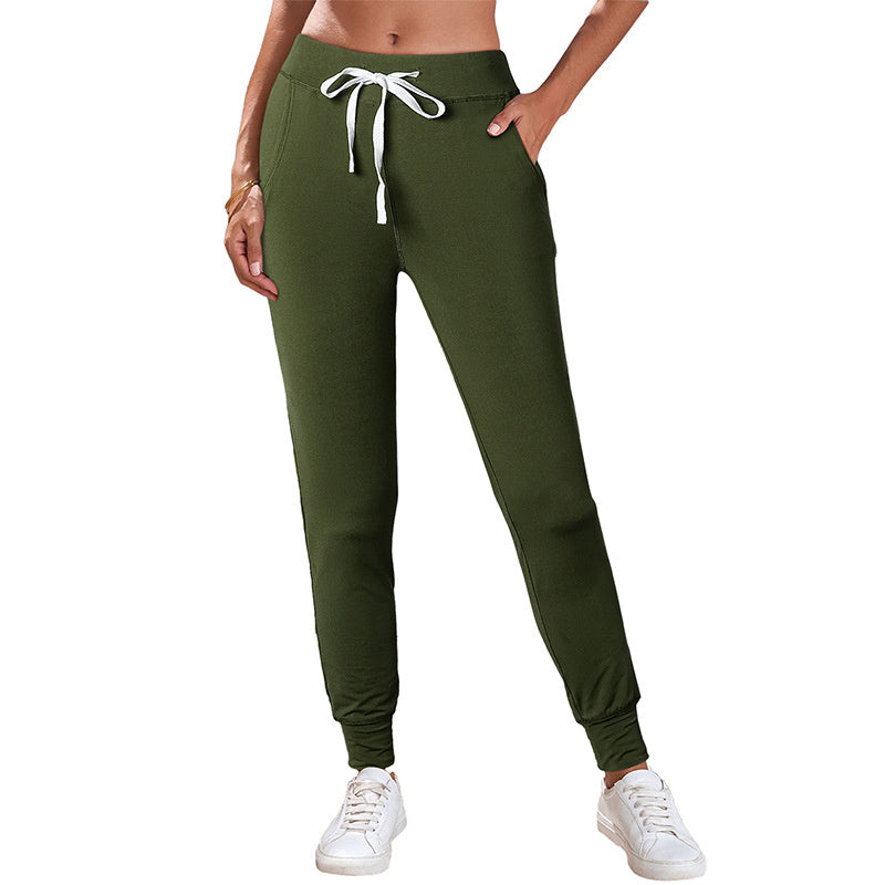 Slim Fit High-Waisted Trousers
