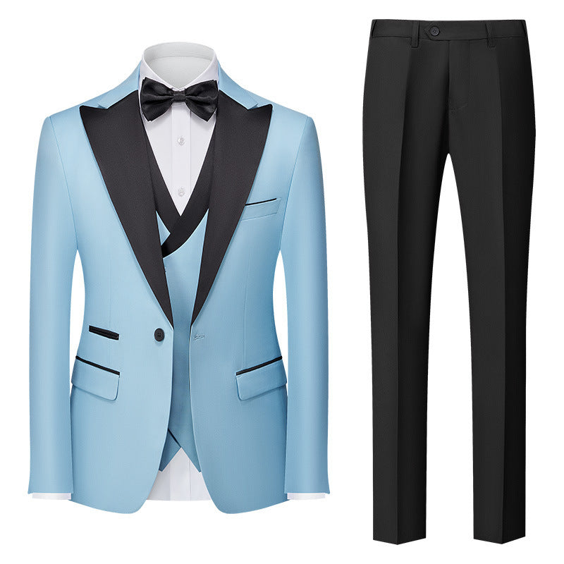 Three-Piece Slim-Fit Suit