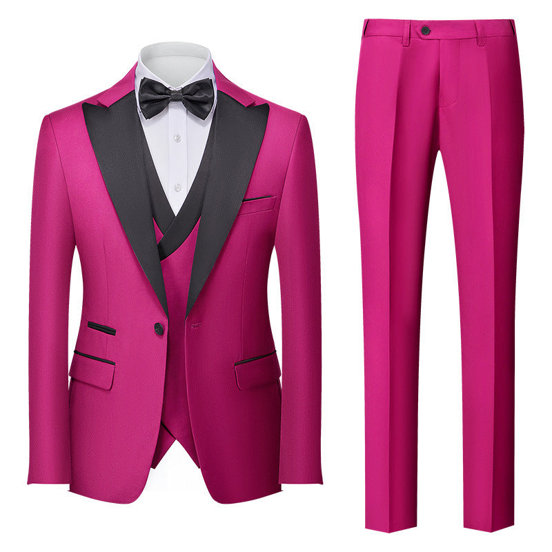Three-Piece Slim-Fit Suit