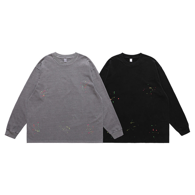 Men's Color Speckled Long Sleeve