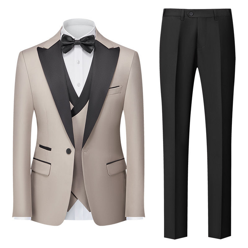 Three-Piece Slim-Fit Suit