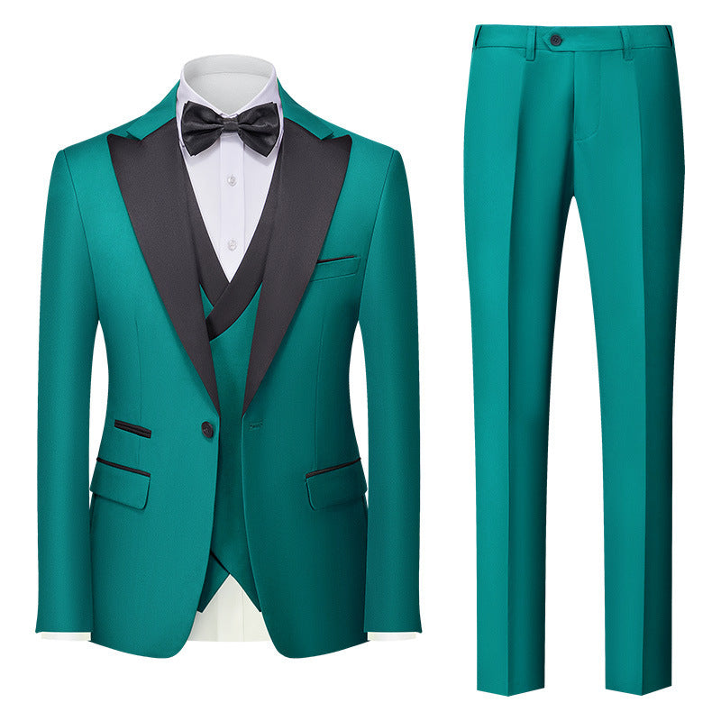 Three-Piece Slim-Fit Suit