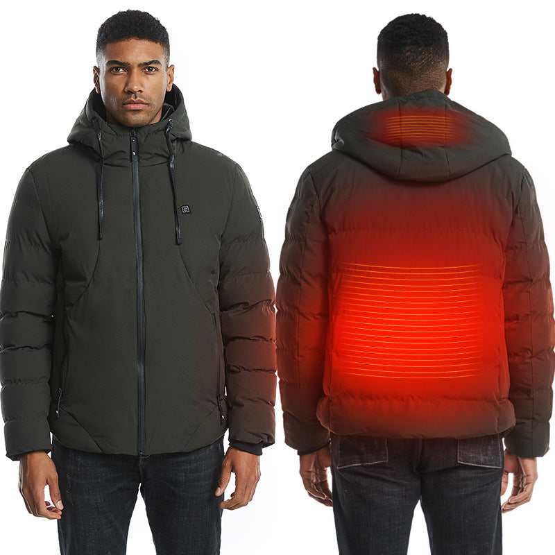 Men's Trendy USB Smart Electric Heated Winter Jacket