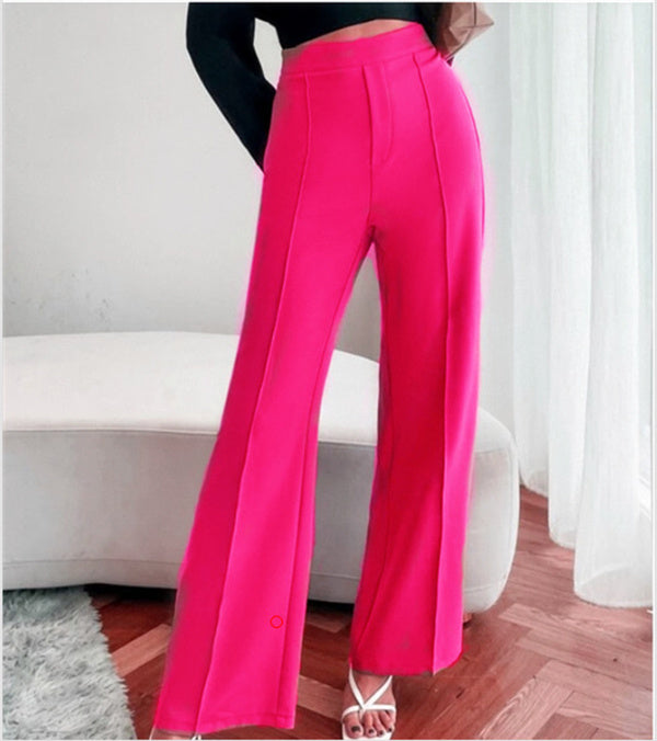 High Waist Loose Straight Pants