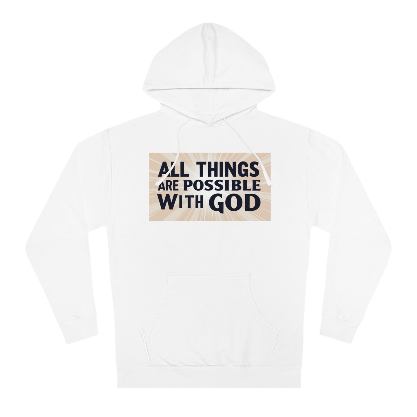 All Things Are Possible Unisex Camo Hoodie