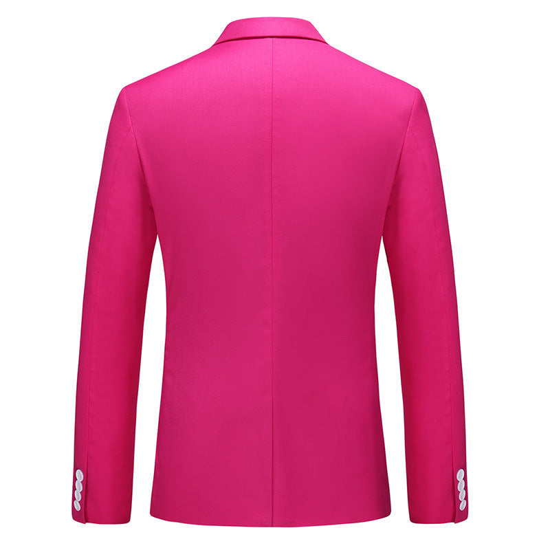 Multi-Color Slim Fit Two-piece Suit