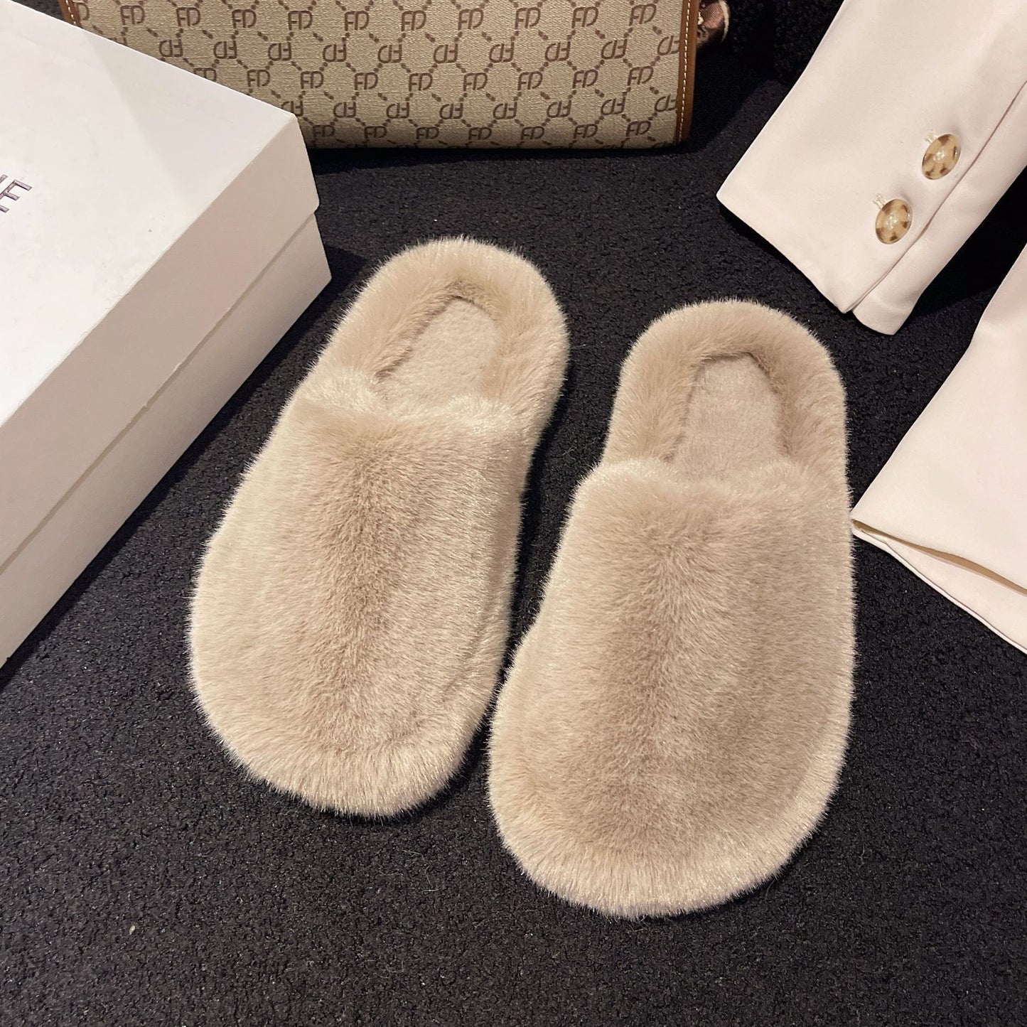 Women Warm Winter Indoor Slippers