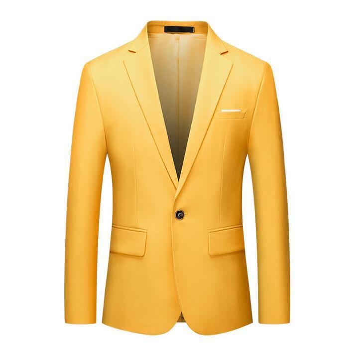 Men's One-Button Slim-Fit blazer