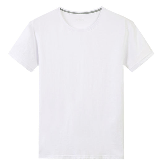 Solid Colour Classic Cotton Short Sleeved T Shirt