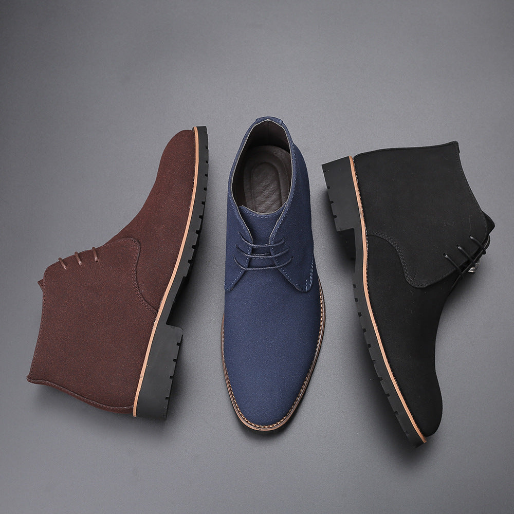 Casual Men's Leather Suede Boots