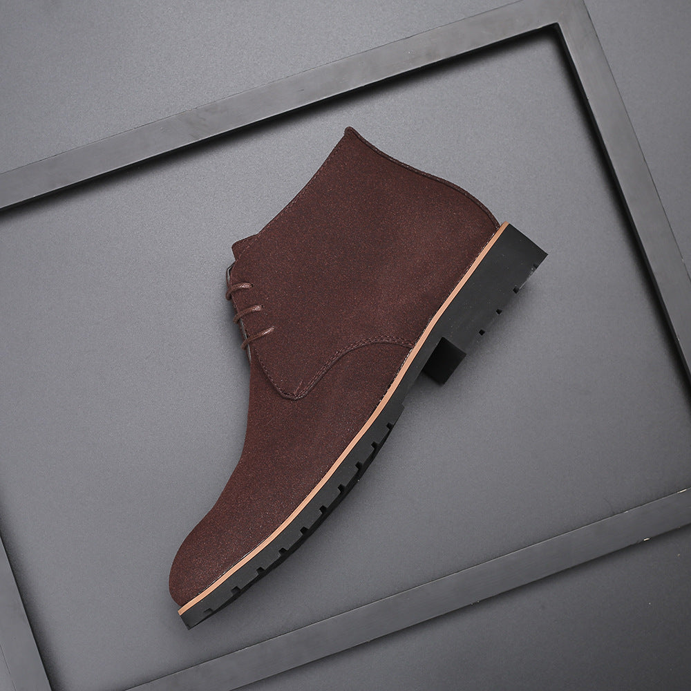 Casual Men's Leather Suede Boots