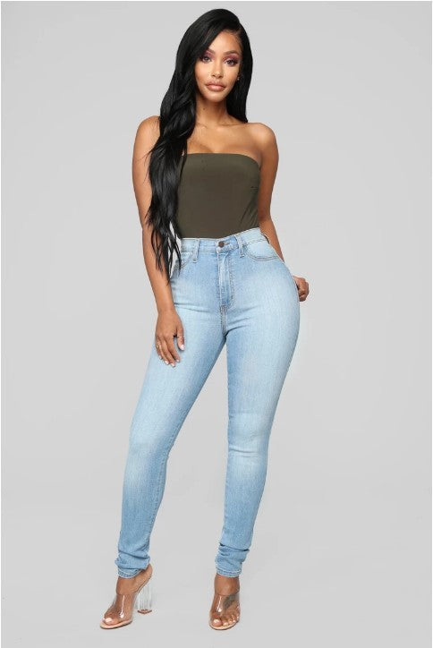 Hot Selling Stretch High-Waist Jeans