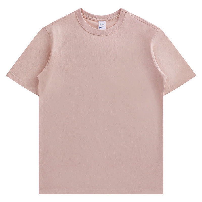 Basic Cotton Short-sleeved  Uni Sex T-shirt