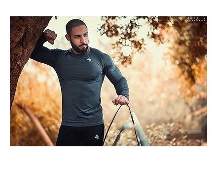 New Summer Fitness Breathable Long Sleeve T-shirt