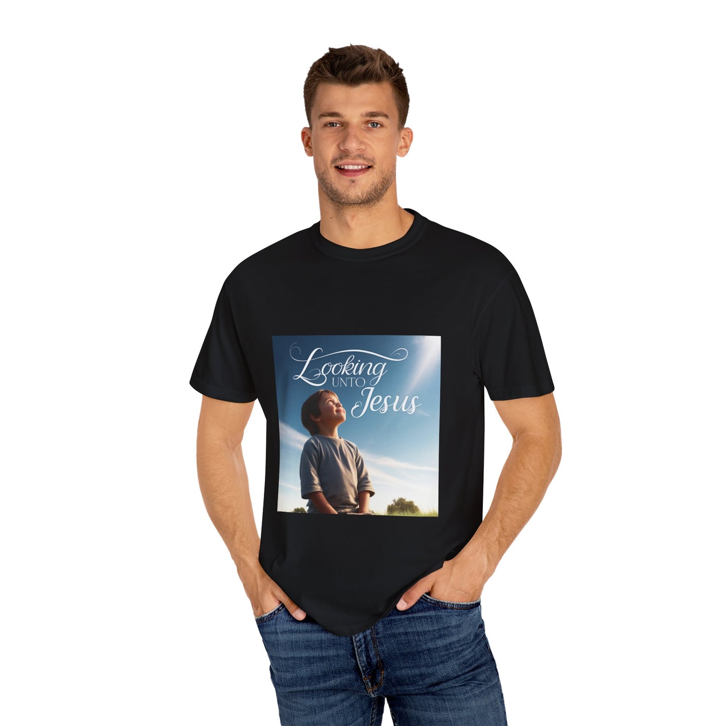 Looking Unto Jesus Unisex T-shirt