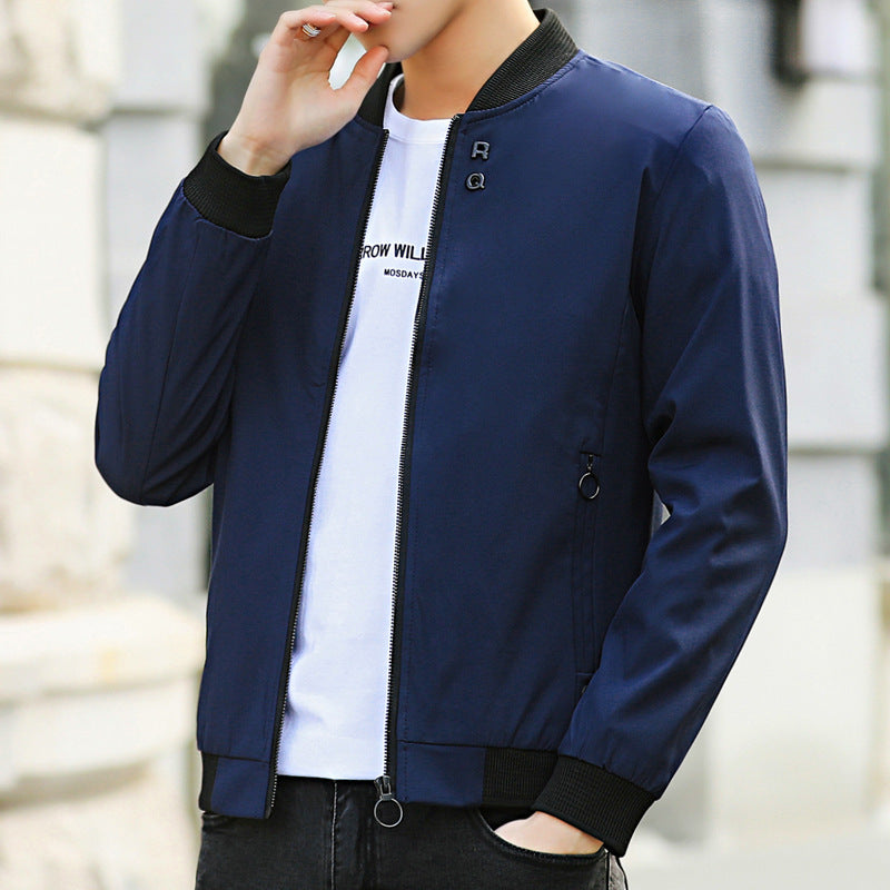 Slim Fit Baseball Coat