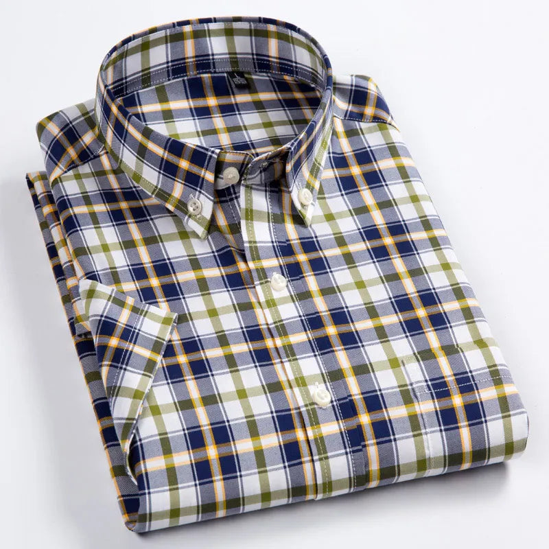 Chemise rayée décontractée pour hommes