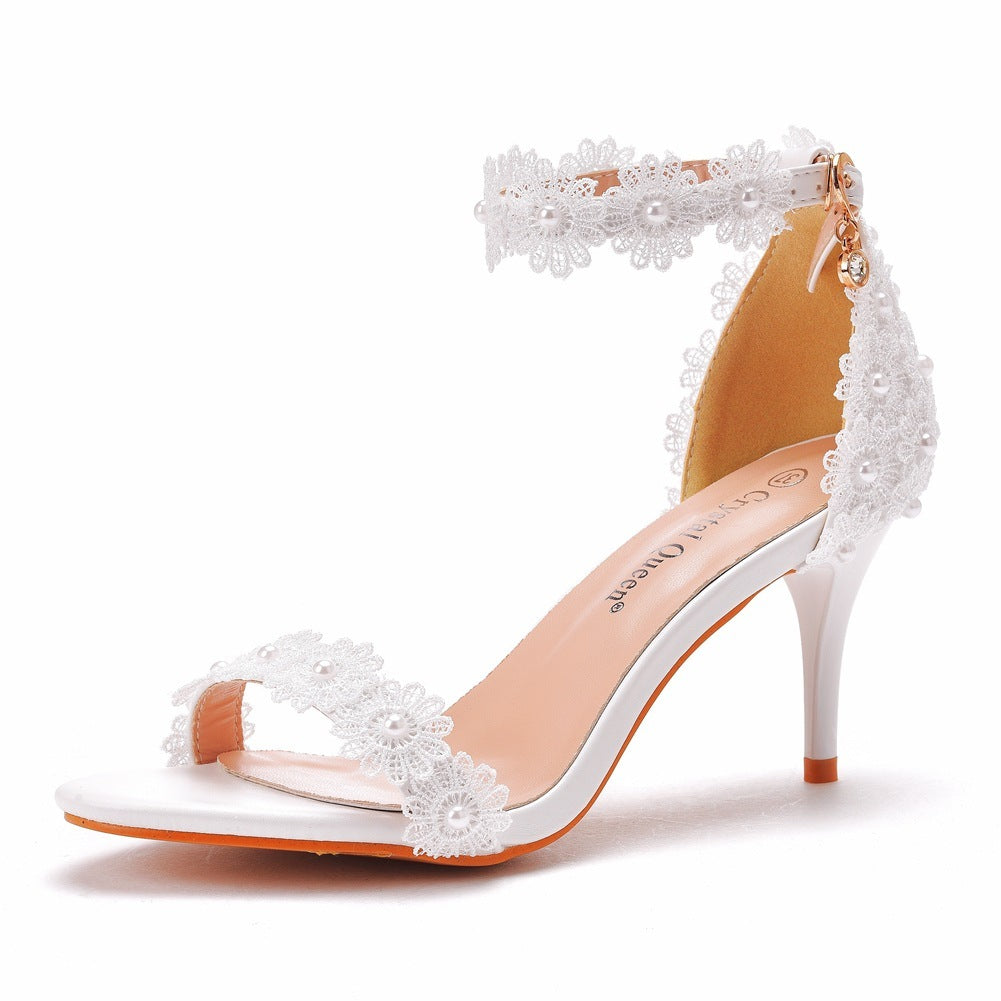 High Heel Rhinestone Shoes