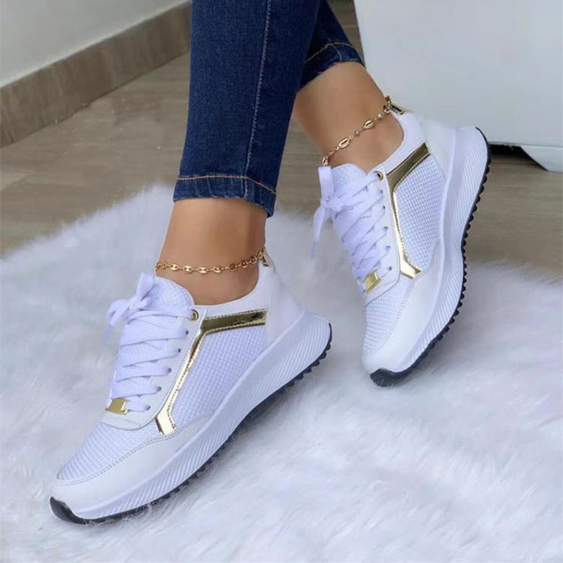 Women Lace Up Sneakers