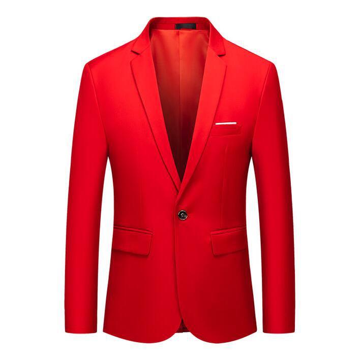 Men's One-Button Slim-Fit blazer