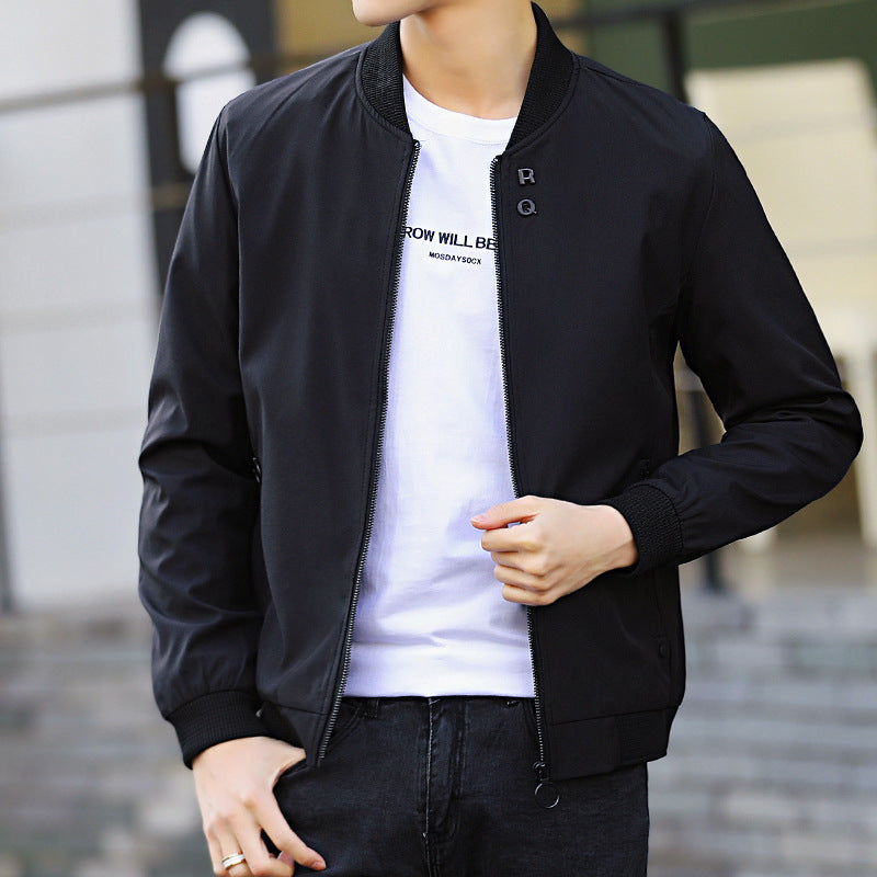 Slim Fit Baseball Coat