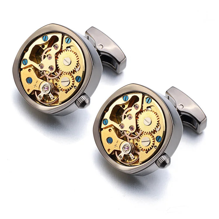 Hot Watch Movement Cufflinks