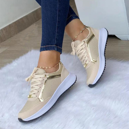 Women Lace Up Sneakers